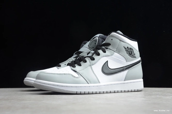 Rep Mid Smoke AIR 1 Jordan Light 554724-092 Grey 0701